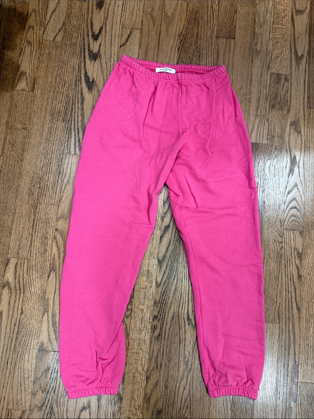 Perfectwhitetee Stevie Pink Fleece Jogger Pants XS